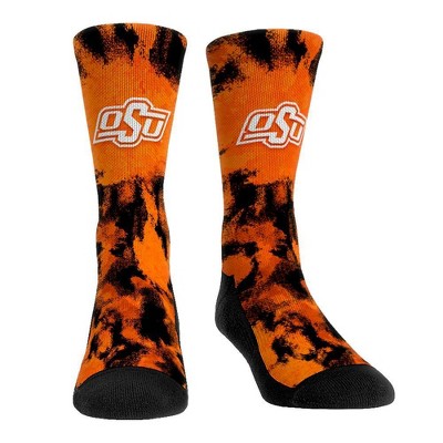 NCAA Oklahoma State Cowboys Paint Crew Socks - L/XL