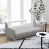 Merrick Lane Mid Century Modern Split-Back Sofa Futon with 3 Recline Positions - image 4 of 4