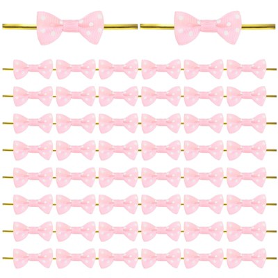 Unique Bargains Polyester Multipurpose Use Durable Flexible Gift Wrap Bows 200 Pcs