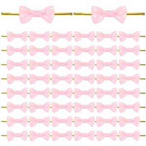 Unique Bargains Polyester Multipurpose Use Durable Flexible Gift Wrap Bows 200 Pcs - 1 of 4