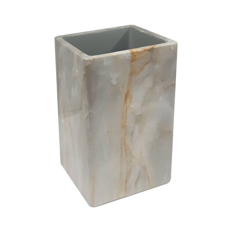Stone Hedge Resin Decorative Tumbler Cup - Nu Steel, 1 of 6