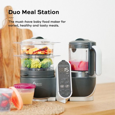 Industrial Grey Multi-Speed Baby Food Maker and Blender with 72-oz Capacity