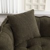 NicBex Chenille High Back Bean Bag Chair,Lazy Loveseat Sofa with 2 Pillows and High Resilience Foam for Living Room,Bedroom,Apartment - 4 of 4