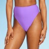 Women's High Waist High Leg Cheeky Bikini Bottom - Wild Fable™ - image 4 of 4