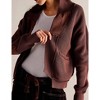 Women's Cropped Ribbed Knit Cardigan - Sweetkama - 2 of 3
