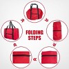 Hachikiko Foldable Travel Tote for Spirit & Frontier Airlines, Gym Bag with Adjustable Handles - 4 of 4