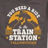 Men's - Yellowstone - You Need A Ride To The Train Station Short Sleeve Graphic T-Shirt - 2 of 4