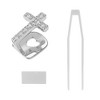 Unique Bargains Fake Teeth Grills Fashion Cross for Hip Hop Gift 1 Set - 3 of 4