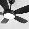 Parrot Uncle 42” Black Modern LED Ceiling Fan with Light and Remote - 4 of 4