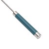 Unique Bargains 12" Semi-Automatic Loop Whisk Dishwasher Safe Stainless Steel Silver Tone Blue - 2 of 4