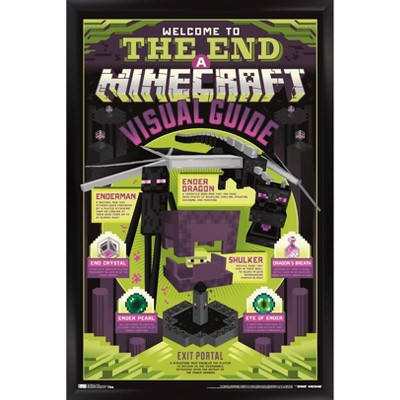 Trends International Minecraft - The End Framed Wall Poster Prints