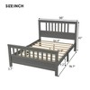 Wood Platform Bed with Headboard and Footboard - 3 of 4