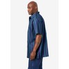 KingSize Men's Big & Tall Striped Short-Sleeve Sport Shirt - 4 of 4