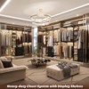 Besiost Heavy-duty Garment Rack Closet Organizer with Tower Shelving - 3 of 4
