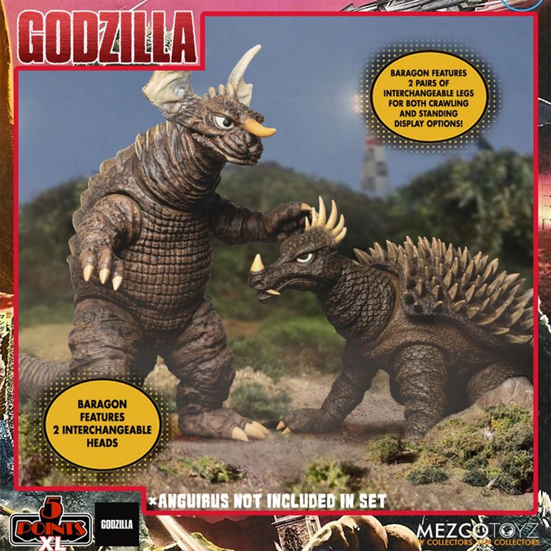 Mezco Toyz Godzilla Destroy All Monsters (1968) 5 Points XL Round 2 Boxed Set, 4 of 10