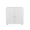 TIRAMISUBEST Home Office Printer Stand with Wheels - Mobile Lateral Filing Cabinet, Locking Wheels, Adjustable Shelf - 4 of 4