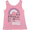 L.O.L. Surprise! Big Girl's 3-Piece T-Shirt, Tank Top and Short Sets - 3 of 4