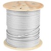Monoprice Cat6A Ethernet Bulk Cable - 500 Feet - White, Solid, 550Mhz, F/UTP, CMR, Riser Rated, Pure Bare Copper Wire, 10G, 23AWG, No Logo (UL) (TAA) - 3 of 4
