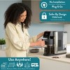 Aqua Optima Aurora 10-Cup Drip Coffee Maker, SCA & WQA Certified, Built-in Water Filtration, Glass Carafe, Hot Water Dispenser, Stainless/Black - 4 of 4