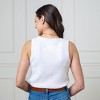 Hope & Henry Women's Organic Scoop Neck Sweater Tank - 3 of 4