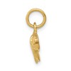 Black Bow Jewelry 14k Yellow Gold Polished Fish Charm or Pendant - 2 of 4