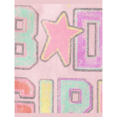 The Children's Place Girls Short Sleeve B-Day Girlie Graphic Tee Pink M (7/8) — фото 3