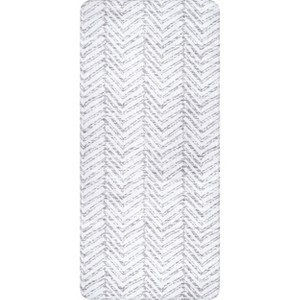 Nuloom Rosanne Geometric Anti Fatigue Kitchen or Laundry Room Comfort Indoor Mat - 1 of 4
