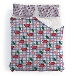 Deny Designs 3pc King Mele Art Cherry Blossom Picnic Duvet and Sham Set - 1 of 4