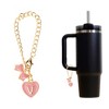 Unique Bargains Heart Bow Water Cup Pendant 1 Pc - 3 of 4