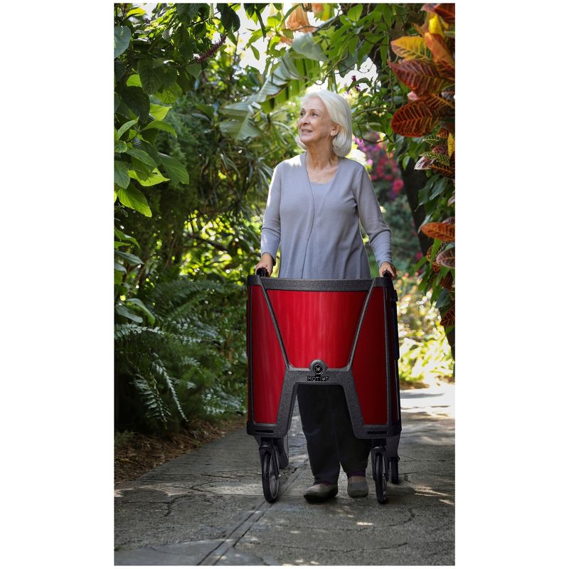 Motivo Tour Upright Rolling Walker with Seat, 4 of 11