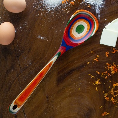 Baltique Marrakesh Multicolor Birch Wood Cooking Utensil Set