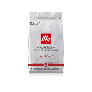 Illy Whole Bean Medium Roast Coffee Classico - 500g - 1 of 2