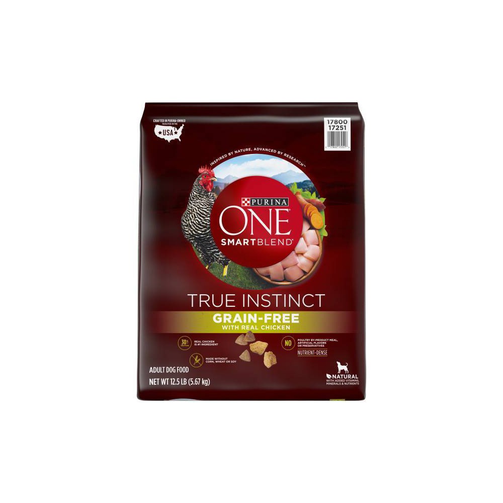 UPC 017800172516 product image for Purina ONE SmartBlend True Instinct Grain Free With Real Chicken Adult Dry Dog F | upcitemdb.com