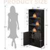Hyleory 3-Tier Bookcase for Office Living Room, Storage Chest for Decoration, Artwork and Book - 2 of 4