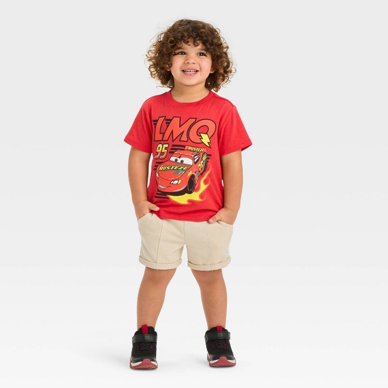 Toddler Boys' Disney Cars T-Shirt - Red, 3 of 6