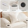 Modern Oversized Sleeper Chair with USB Ports and Storage for Living Room -3irtyhousy - 3 of 4