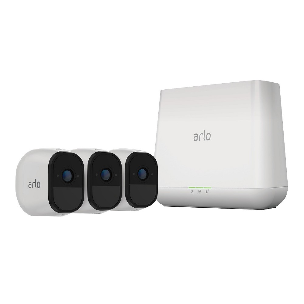 UPC 606449113594 product image for Arlo Pro 3-Camera System - Rechargeable Wire-Free HD Security Camera with Audio  | upcitemdb.com