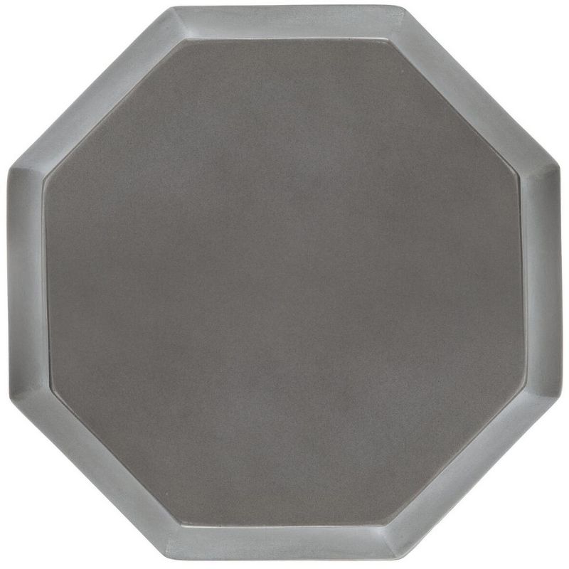 Klaudia Concrete Indoor/Outdoor Accent Table - Dark Grey - Safavieh., 4 of 8