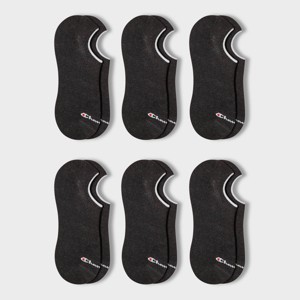 Champion Iconic Essentials Men's 6pk Sneaker Liner Socks - 6-12 - 1 of 3