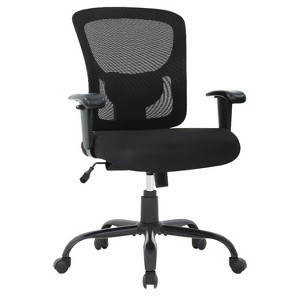 BestMassage Big and Tall Office Chair Ergonomic Executive Chair with Lumbar Support Wide Seat High Back Task Chair 500lbs Computer Chair - 1 of 4