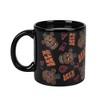 Five Nights At Freddy's Let's Eat 16 Oz Heat-Reactive Black Ceramic Mug - 2 of 4