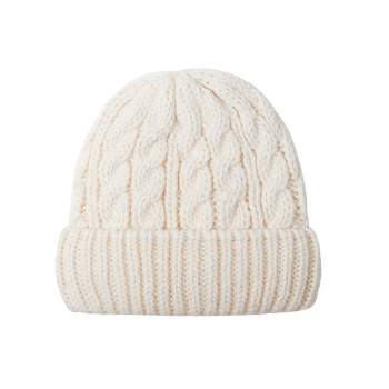 Shiraleah Knit Pick-a-pom Knit Beanie Hat With Interchangeable Poms : Target