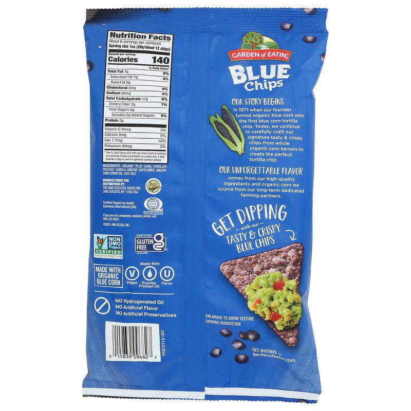 Garden Of Eatin' Blue Corn Tortilla Chips - Case of 12/5.5 oz, 3 of 7