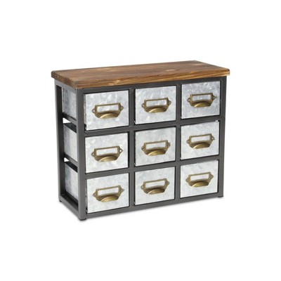 Cheung's Arben 9 Slot Galvanized Table Organizer