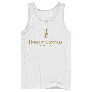 Men's Cruella House of Baroness London Logo Gold Tank Top - 1 of 4