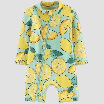 lemon baby bathing suit