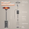 Pamapic 48000 BTU Freestanding Propane Patio Heater with Cover - 3 of 4