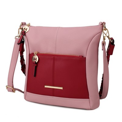MKF Collection Nala Vegan Color-block Leather Women’s Shoulder Bag by Mia K