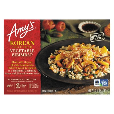Amy's Vegan Frozen Korean Vegetable Bibimbap - 8.6oz