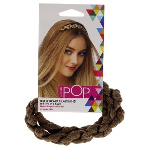 Pop Thick Braid Headband - R1416T Buttered Toast by Hairdo for Women - 1 Pc Hair Band - 1 of 2